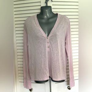 Victoria’s Secret pajama top size medium pale lilac